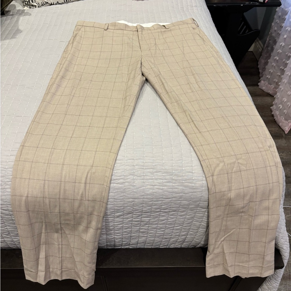 Murano Beige Dress Pants Straight-Leg Classic